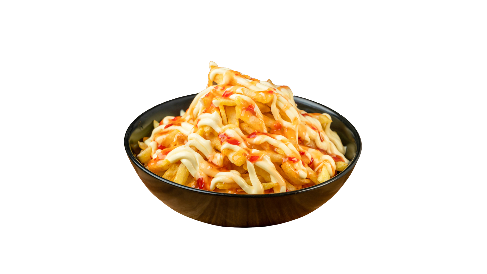 Με μαγιονέζα και sweet chili sauce